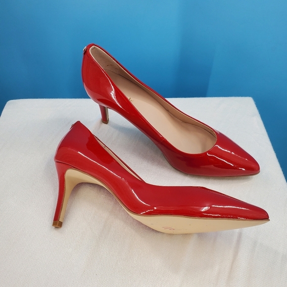 Kate Spade red patent leather pumps 7.5M - Picture 14 of 15